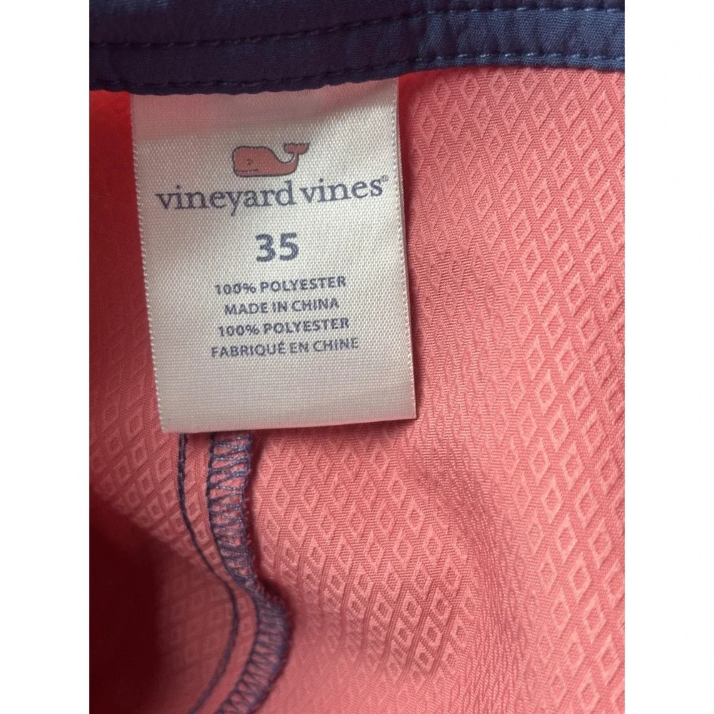 Vineyard Vines Board Shorts Mens 35 Multicolor Colorblock Swim Trunks Drawstring